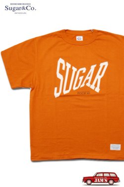 画像1: 「Sugar & Co.」Bowie Drop Tee シュガーアンドカンパニー ボウイ ドロップ Tシャツ [オレンジ]