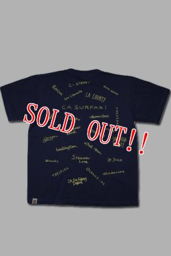 画像4: 「ILL180°」DOODLE Tee イルワンエイティ ドゥードゥル カリフォルニアプリント 半袖 Tシャツ ILL241-34 [インディゴ]