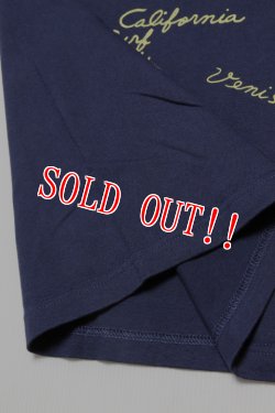 画像3: 「ILL180°」DOODLE Tee イルワンエイティ ドゥードゥル カリフォルニアプリント 半袖 Tシャツ ILL241-34 [インディゴ]