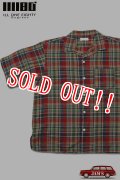 「ILL180°」MADRAS SHIRT イルワンエイティ マドラスチェック 半袖シャツ ILL241-10 [レッド]