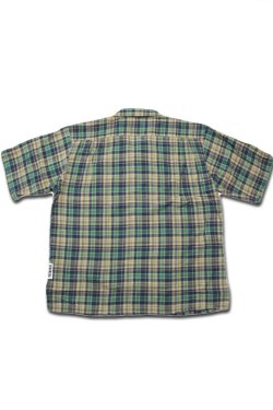 画像5: 「ILL180°」MADRAS SHIRT イルワンエイティ マドラスチェック 半袖シャツ ILL241-10 [グリーン]