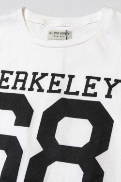 画像2: 「ILL180°」"BERKELEY 68" SHORT SLEEVE Tee イルワンエイティ バークレー プリント 半袖 Tシャツ ILL241-26 [ホワイト]