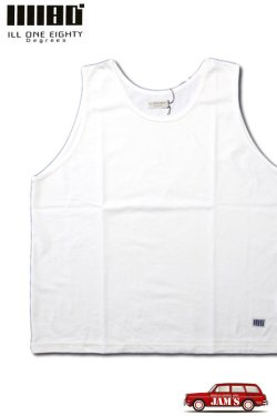 画像1: 「ILL180°」SOLID LOOSE TANK TOP イルワンエイティ ソリッド ルーズタンクトップ ILL241-21 [ホワイト]