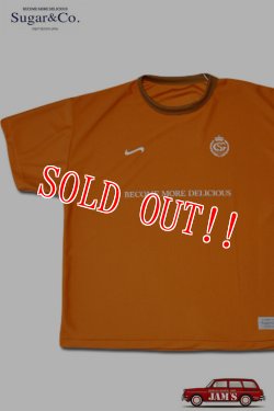 画像1: 「Sugar & Co.」Mesh Soccer Tee シュガーアンドカンパニー メッシュ サッカー Tシャツ [オレンジ]