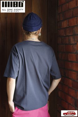 画像7: 「ILL180°」SOLID POCKET S/S Tee イルワンエイティ ソリッド ポケット半袖 Tシャツ ILL241-20 [ブラック/フェードブラック]