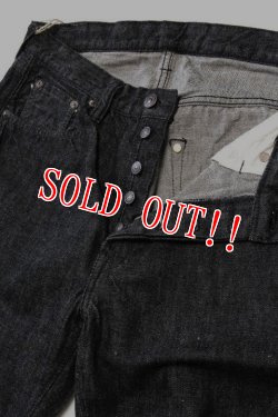 画像3: 「FULLCOUNT」WIDE BLACK SALVEDGE DENIM Lot ＃0105BK 13.7oz フルカウント ワイド セルビッジ ブラックデニム [ブラック]