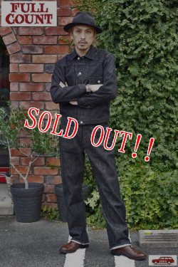 画像11: 「FULLCOUNT」WIDE BLACK SALVEDGE DENIM Lot ＃0105BK 13.7oz フルカウント ワイド セルビッジ ブラックデニム [ブラック]