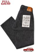 「FULLCOUNT」WIDE BLACK SALVEDGE DENIM Lot ＃0105BK 13.7oz フルカウント ワイド セルビッジ ブラックデニム [ブラック]