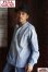 画像8: [2024年限定アイテム]「FULLCOUNT」Stand Collar Chambray Shirt Vintage Wash フルカウント スタンドカラー シャンブレーシャツ ヴィンテージ加工 [フェードインディゴ]