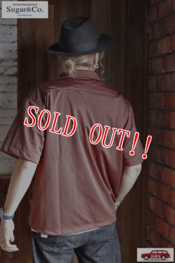 画像10: 「Sugar & Co.」Beach Resort Shirt シュガーアンドカンパニー ビーチ リゾートシャツ メッシュ素材 [レンガ]