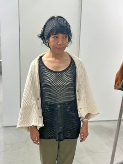 画像4: [Lady's]「ILL180°」BIG MESH PULLOVER イルワンエイティ ビッグメッシュ プルオーバー ILL241-45 [ホワイト]