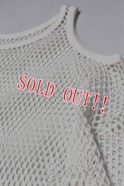 画像2: [Lady's]「ILL180°」BIG MESH PULLOVER イルワンエイティ ビッグメッシュ プルオーバー ILL241-45 [ホワイト]