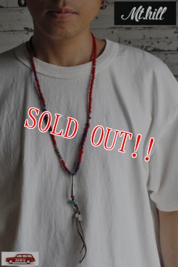 画像6: 「Mt.hill」 Cone Necklace Long マウントヒル コーンロングネックレス ロング  [レッド]