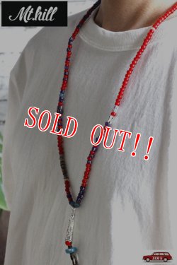 画像8: 「Mt.hill」 Cone Necklace Long マウントヒル コーンロングネックレス ロング  [レッド]