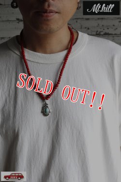 画像6: 【One of a Kind】「Mt.hill」Thunderbird Pendant with TQ ＆ White Heart Beads マウントヒル サンダーバード ペンダント ビーズ ターコイズマウンテン [240823]