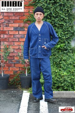 画像12: [再入荷]「ILL180°」THREE SIXTY PANTS イルワンエイティ サブロクパンツ 10.5oz デニム ILL-360 [インディゴブルー]