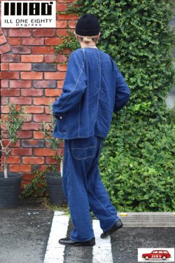 画像11: [再入荷]「ILL180°」FIRST ENGINEER JACKET イルワンエイティ ファーストエンジニア ジャケット 10.5oz デニム ILL-540 [インディゴブルー]
