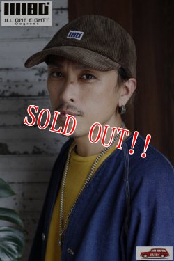 画像7: 「ILL180°」LOGO CAP CORDUROY イルワンエイティ ロゴキャップ コーデュロイ ILL242-56P [ブロンズ]