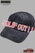 「ILL180°」LOGO CAP CORDUROY イルワンエイティ ロゴキャップ コーデュロイ ILL242-56P [ブラック]