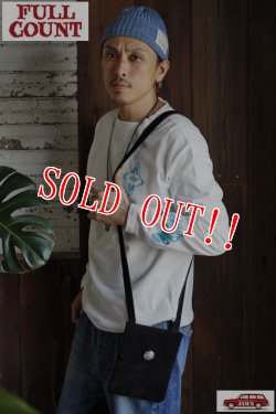 画像8: 「FULLCOUNT」×「Mt.hill」Suede Medicine Shoulder Bag フルカウント マウントヒル コラボ スエード メディスンレザーバッグ [ブラック]