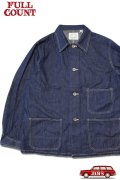 「FULLCOUNT」Denim Chore Jacket 10.5oz フルカウント デニム チョアジャケット カバーオール [インディゴ]