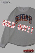 「Sugar & Co.」Drop Sweat "SUGAR & SALT" シュガーアンドカンパニー ドロップ スウェット シュガー＆ソルト [ヘザーホワイト]
