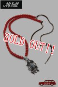 【One of a Kind】「Mt.hill」Flare Necklace with TQ ＆ White Heart Beads マウントヒル フレア ネックレス ビーズ ニューランダーターコイズ [240922]