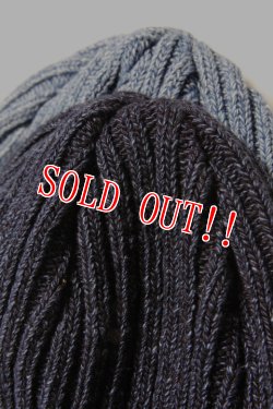 画像3: 「FULLCOUNT」Indigo Ribbed Watch Cap フルカウント インディゴ リブ ワッチキャップ [インディゴ・フェードブルー]