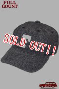 「FULLCOUNT」6Pannel Tweed BB CAP フルカウント 6パネル ツイード ベースボールキャップ [チャコール]