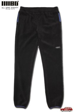 画像1: 「ILL180°」LW FLEECE PANTS イルワンエイティ ライトウェイト フリース パンツ ILL242-34 [ブラック]