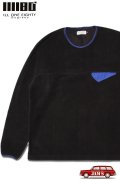 [近日入荷予定]「ILL180°」LW FLEECE CREW-NECK イルワンエイティ ライトウェイト フリース クルーネック ILL242-33 [ブラック]
