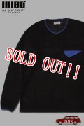 「ILL180°」LW FLEECE CREW-NECK イルワンエイティ ライトウェイト フリース クルーネック ILL242-33 [ブラック]