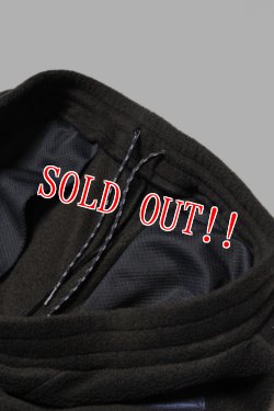 画像4: 「ILL180°」LW FLEECE PANTS イルワンエイティ ライトウェイト フリース パンツ ILL242-34 [ブラック]