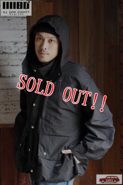 画像14: 「ILL180°」×「MT.RAINIER DESIGN」MANTEN PARKA イルワンエイティ マウントレーニア コラボ マンテンパーカー ILL242-41MD [ブラック]