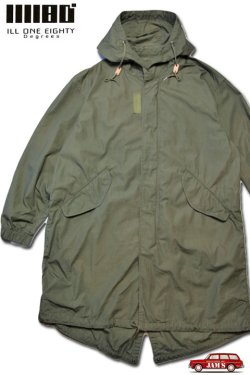 画像1: 「ILL180°」SHELL PARKA TYPE M-51 イルワンエイティ シェルパーカー ミリタリー フィールドパーカー ILL242-37 [オリーブドラブ]