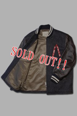 画像4: 「Broun's BEACH JACKET」by「FULLCOUNT」Pharaoh Jacket ブラウンズビーチ フルカウント ファラオジャケット BBJ-026 [ネイビー×ダークブラウン]