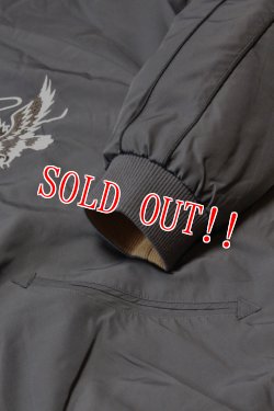 画像4: 「Sugar & Co.」Souvenir Jacket "Rising Dragon" シュガーアンドカンパニー スカジャン ライジングドラゴン リバーシブル [ブラック×コヨーテ]