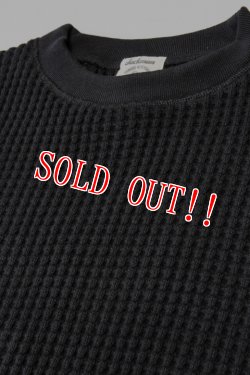 画像2: 「Jackman」Big Waffle Crewneck ジャックマン ビッグワッフル クリーネック JM7479「ブラック」