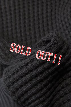 画像4: 「Jackman」Big Waffle Crewneck ジャックマン ビッグワッフル クリーネック JM7479「ブラック」