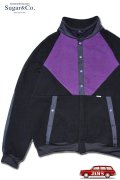 「Sugar & Co.」Storm Fleece Snap Jacket シュガーアンドカンパニー ストーム フリースジャケット [ブラック]