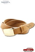 「Sugar & Co.」Daddy's Leather Belt シュガーアンドカンパニー ダディーズ レザーベルト [タン]