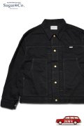 「Sugar & Co.」Work Traditional Jacket シュガーアンドカンパニー ワーク トラディショナル ジャケット [ブラック]