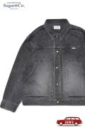 「Sugar & Co.」Work Traditional Jacket Vintage シュガーアンドカンパニー ワーク トラディショナル ジャケット ヴィンテージ加工 [ブラック]