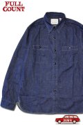 「FULLCOUNT」 Denim Work Shirt 8oz フルカウント デニム ワークシャツ 4890-19 [インディゴ]