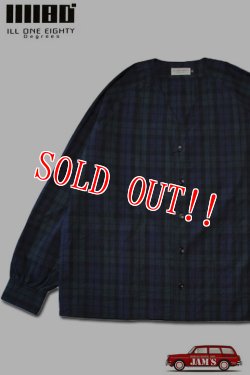 画像1: 「ILL180°」PLAID SHIRT JACKET イルワンエイティ プレイド シャツジャケット ILL251-08B [ブラックウォッチ]