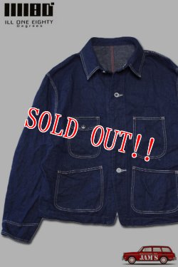 画像1: 「ILL180°」THREE SIXTY JACKET イルワンエイティ サブロク ジャケット 10.5oz デニム ILL-360J [インディゴブルー]