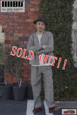 画像10: 「ILL180°」PLAID SHIRT JACKET イルワンエイティ プレイド シャツジャケット ILL251-08B [グレンプレイド]