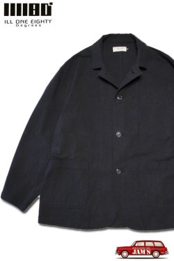 画像1: 「ILL180°」HAMPTON JACKET イルワンエイティ ハンプトン ジャケット ILL251-05 [ブラック]