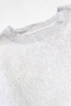 画像2: 「Sugar&Co.」Reverse Sweat シュガーアンドカンパニー リバーススウェット [ヘザーホワイト]