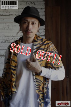 画像7: 「ILL180°」PRINT STOLE （TIGER） イルワンエイティ プリント タイガー ストール ILL251-54T [ブラック・イエロー]